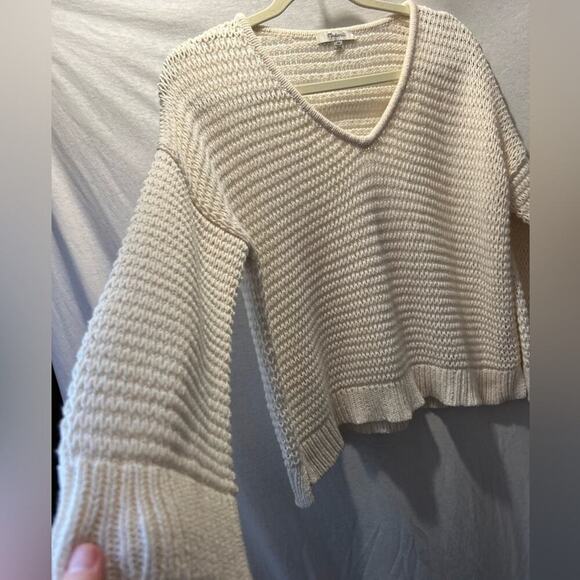 Madewell Cream Breezeway Pullover Sweater - Picture 3 of 7
